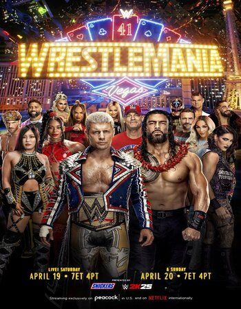 WWE WrestleMania 41 (2025) (Night 1) PPV download full movie