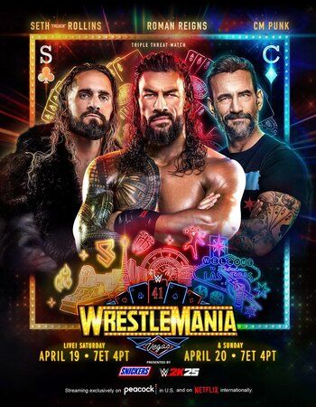 WWE WrestleMania 41 (2025) (Night 2) PPV download full movie